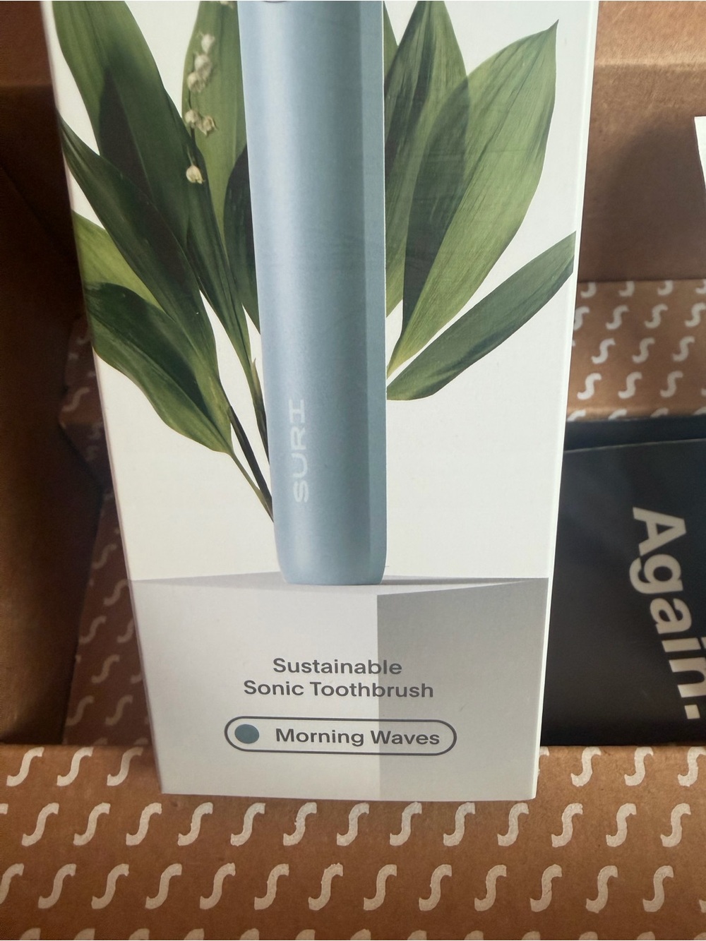 ❌SOLD❌ SURI Sustainable Sonic Toothbrush in Morning Waves - New in Box - Picture 3 of 4